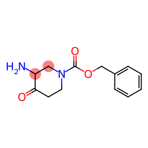 1-Piperidinecarboxylic acid, 3-amino-4-oxo-, phenylmethyl ester