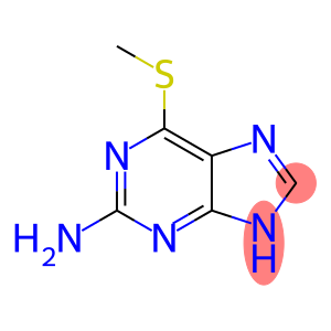 2-氨基-6-甲基巯基嘌呤