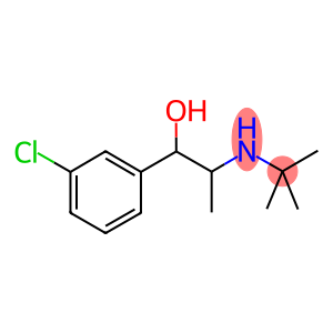 Benzenemethanol, 3-chloro-α-[1-[(1,1-dimethylethyl)amino]ethyl]-