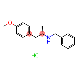 N-benzyl-4-methoxy-alpha-methylphenethylamine, hydrochloride (1:1)