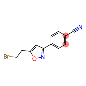 4-[5-(2-溴乙基)-3-异噁唑基]苯甲腈