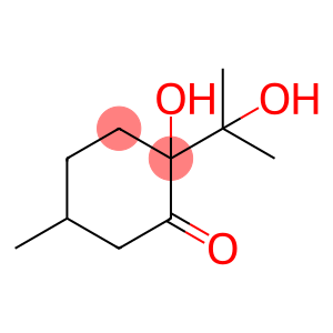 Cyclohexanone,  2-hydroxy-2-(1-hydroxy-1-methylethyl)-5-methyl-