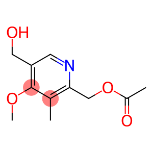 2-Acetoxymethyl-5-hydroxymethyl-4-methoxy-3-methylpyridine