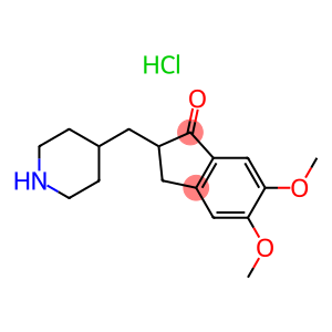 5,6-二甲氧基-2-(4-哌啶基)亚甲基-1-茚酮 盐酸盐