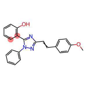2-{3-[2-(4-methoxyphenyl)vinyl]-1-phenyl-1H-1,2,4-triazol-5-yl}phenol
