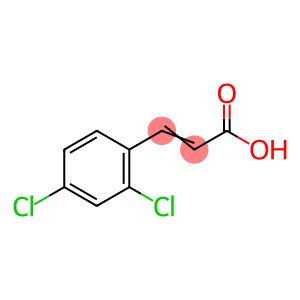 2-Propenoic acid, 3-(2,4-dichlorophenyl)- (9CI)