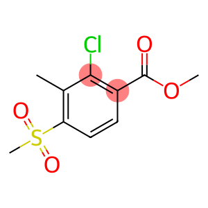 Benzoic acid, 2-chloro-3-methyl-4-(methylsulfonyl)-, methyl ester