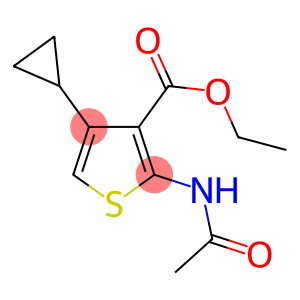 ethyl 2-(acetylamino)-4-cyclopropyl-3-thiophenecarboxylate