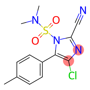 4-Chloro-2-cyano-N,N-dimethyl-5-(4-methylphenyl)-1H-imidazole-1-sulfonamide