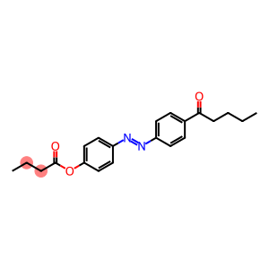 [4-(4-pentanoylphenyl)diazenylphenyl] butanoate
