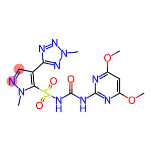1-((4,6-二甲氧基嘧啶-2-基)-3-(1-甲基-4-(2-甲基-2H-四唑-5-基)吡唑)-5-基磺酰基)脲
