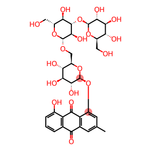 大黄酚-1-O-β-三葡萄糖苷