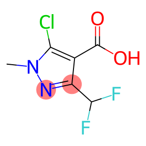 5-Chloro-3-difluoromethyl-1-methyl-1H-pyrazole-4-carboxylic Acid