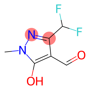 5-羟基-1-甲基-3-(二氟甲基)-1H-吡唑-4-甲醛