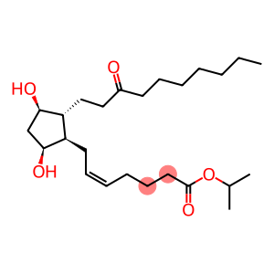 1-methylethyl (5E)-7-[(1R,2R,3R,5S)-3,5-dihydroxy-2-(3-oxodecyl)cyclopentyl]hept-5-enoate (non-preferred name)