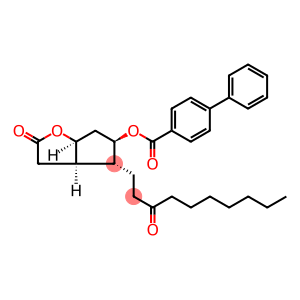 [1,1'-Biphenyl]-4-carboxylic acid,hexahydro-2-oxo-4-(3-oxodecyl)-2H-cyclopenta[b]furan-5-ylester,[3aR-(3aα,4α,5β,6aα)]