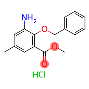 Methyl 3-amino-2-(benzyloxy)-5-methylbenzoate hydrochloride