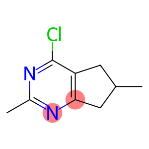 5H-Cyclopentapyrimidine, 4-chloro-6,7-dihydro-2,6-dimethyl-