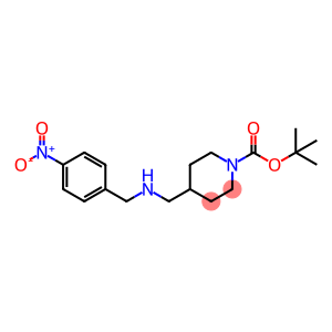 4-((4-nitrobenzylamino)methyl)piperidine-1-carboxylic acid tert-butyl ester