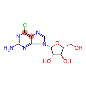 9H-Purin-2-amine, 9-β-D-arabinofuranosyl-6-chloro-