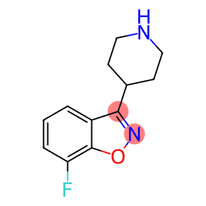 1,2-Benzisoxazole, 7-fluoro-3-(4-piperidinyl)-