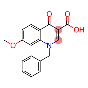 1-Benzyl-1,4-dihydro-7-methoxy-4-oxoquinoline-3-carboxylic acid
