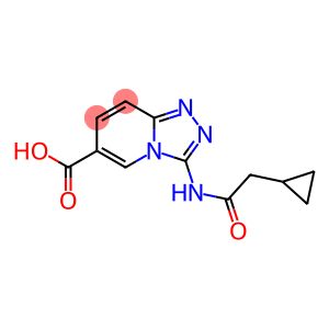 3-(2-Cyclopropylacetamido)-[1,2,4]triazolo[4,3-a]pyridine-6-carboxylic acid