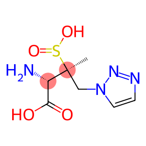 S-(R*,R*)]-α-Amino-β-methyl-β-sulfino-1H-1,2,3-triazole-1-butanoic AcidDISCONTINUED, offer A618165