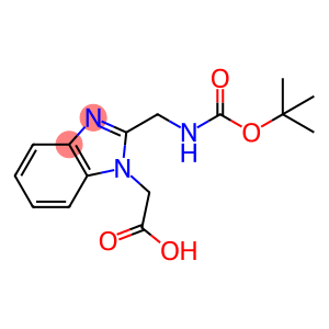1H-Benzimidazole-1-acetic acid, 2-[[[(1,1-dimethylethoxy)carbonyl]amino]methyl]-