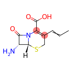 (6R,7R)-7-amino-8-oxo-3-(1-propenyl)-5-thia-1-azabicyclo[4.2.0]oct-2-ene-2-carbo
