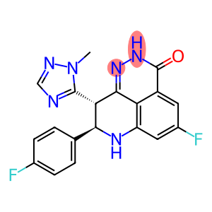 (8R,9S)-5-氟-8-(4-氟苯基)-2,7,8,9-四氢-9-(1-甲基-1H-1,2,4-三唑-5-基)-3H-吡啶并[4,3,2-DE]酞嗪-3-酮