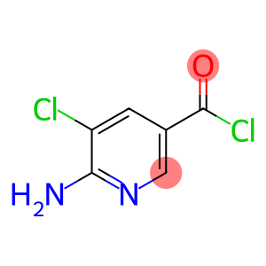 3-Pyridinecarbonylchloride,6-amino-5-chloro-(9CI)