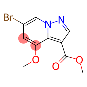 Pyrazolo[1,5-a]pyridine-3-carboxylic acid, 6-bromo-4-methoxy-, methyl ester