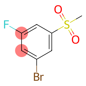 1-溴-3-氟-5-甲磺酰基苯
