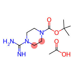 1-tert-Butoxycarbonylpiperazine-4-carboxamimidinium Acetate