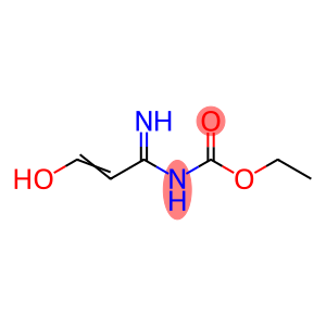 Carbamic  acid,  (3-hydroxy-1-imino-2-propenyl)-,  ethyl  ester  (9CI)