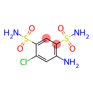 4-amino-6-chloro-1,3-benzene disulfonamide