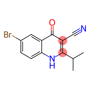 6-溴-2-异丙基-4-氧代-1,4-二氢喹啉-3-甲腈