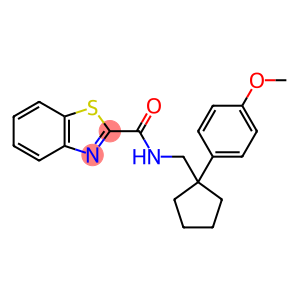 2-Benzothiazolecarboxamide, N-[[1-(4-methoxyphenyl)cyclopentyl]methyl]-