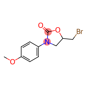 5-(Bromomethyl)-3-(4-methoxyphenyl)-1,3-oxazolidin-2-one