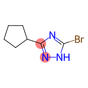 5-Bromo-3-cyclopentyl-1H-1,2,4-triazole