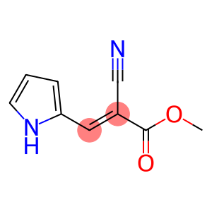 2-Propenoic acid, 2-cyano-3-(1H-pyrrol-2-yl)-, methyl ester, (E)- (9CI)