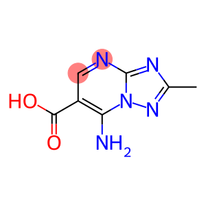 7-amino-2-methyl[1,2,4]triazolo[1,5-a]pyrimidine-6-carboxylic acid(SALTDATA: FREE)
