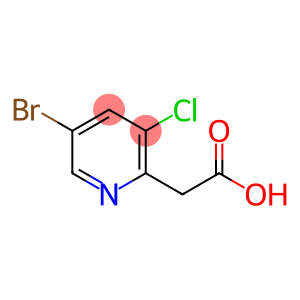 5-Bromo-3-chloropyridine-2-acetic acid