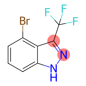 1H-吲唑, 4-溴-3-(三氟甲基)-