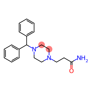 3-[4-(Diphenylmethyl)-1-piperazinyl]propanamide