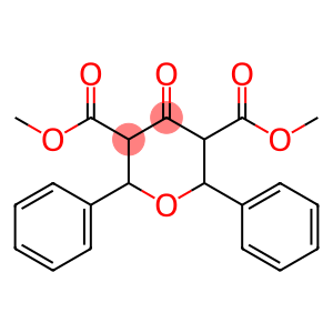 2H-Pyran-3,5-dicarboxylic acid, tetrahydro-4-oxo-2,6-diphenyl-, 3,5-dimethyl ester