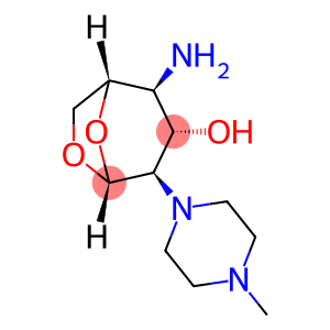 (1S,2S,3S,4R,5R)-2-amino-4-(4-methylpiperazin-1-yl)-6,8-dioxabicyclo[3.2.1]octan-3-ol