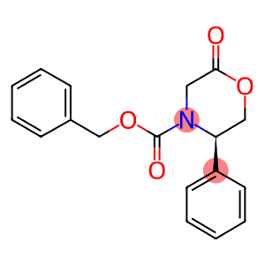 (5R)-3,4,5,6-TETRAHYDRO-5-PHENYL-N-(BENZYLOXYCARBONYL)-4(H)-1,4-OXAZIN-2-ONE