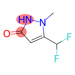 3H-Pyrazol-3-one, 5-(difluoromethyl)-1,2-dihydro-1-methyl-